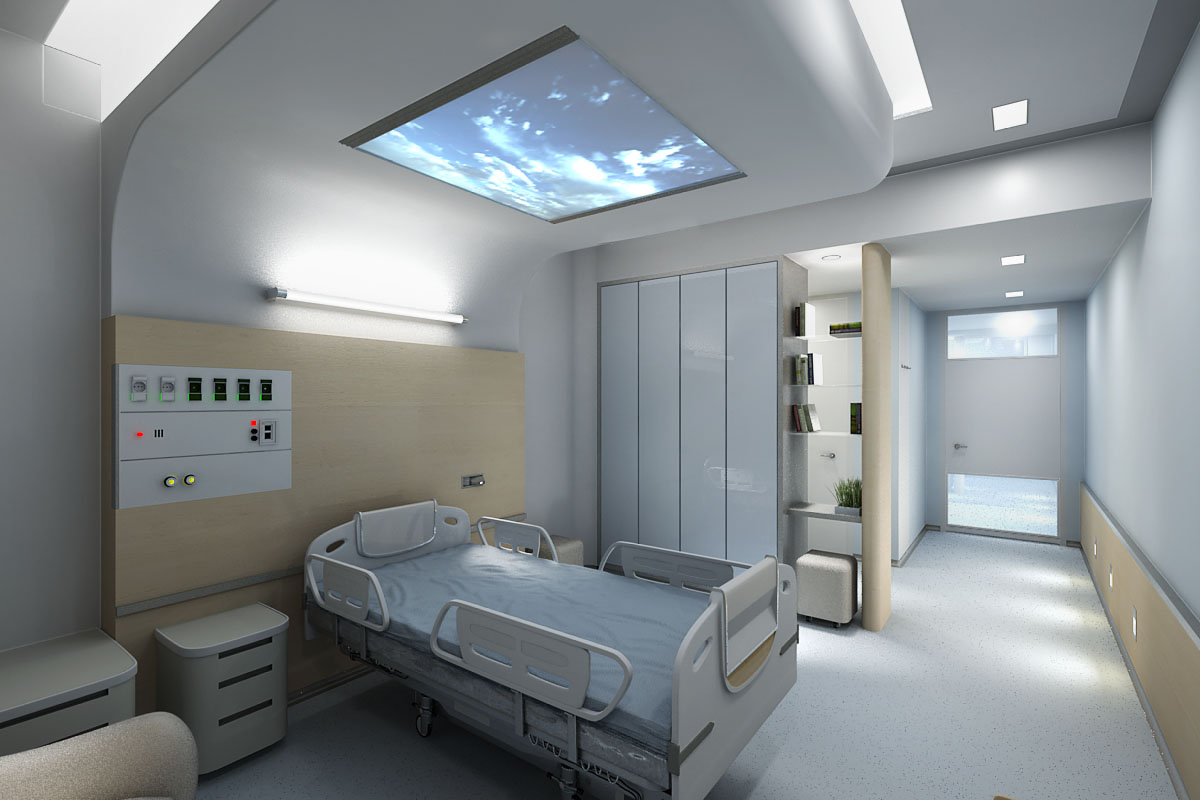 Nemocnica izba vizualizacia
